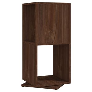 vidaXL Drehregal Braun Eiche-Optik 34,5x34,5x75,5 cm Holzwerkstoff