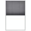 vidaXL Insektenschutz-Plissee f&uuml;r Fenster Aluminium 80 x 120 cm