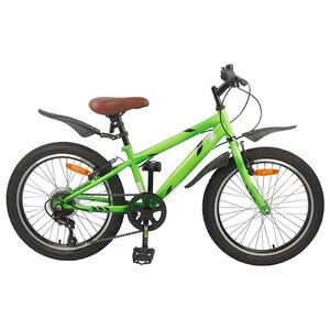 vidaXL Kinderfahrrad 20 Zoll 6-Geschwindigkeit f&uuml;r 6-11 Jahre alt Gr&uuml;n
