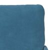 vidaXL Sofas mit Kissen 55cm Blau Sperrholz