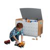 KidKraft Spielzeugkiste Mid-Century Modern Grau 74&times;46&times;56 cm