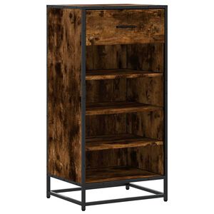 vidaXL Schuhregal R&auml;uchereiche 48x38x97,5 cm Holzwerkstoff