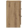 vidaXL Nachttisch Artisan-Eiche 40x36x65 cm Holzwerkstoff