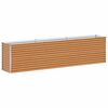 vidaXL Hochbeet Hellbraun 290 x 50 x 68 cm Verzinkter Stahl