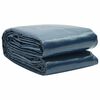 vidaXL Treibende Pool-Solarplane PE 356 cm Schwarz und Blau