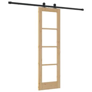 vidaXL Schiebet&uuml;r ORKDAL Natur 61 x 198,5 cm
