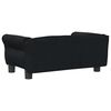vidaXL Hundebett Schwarz 70x45x30 cm Samt