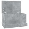 vidaXL Truhe Betongrau 50x30x28 cm Holzwerkstoff