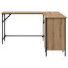 vidaXL Schreibtisch Artisan-Eiche 141 x 141 x 75 cm Holzwerkstoff