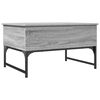 vidaXL Couchtisch Grau Sonoma 70x50x40 cm Holzwerkstoff und Metall
