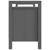 vidaXL Flurbank Grau 110x40x60 cm Massivholz Kiefer
