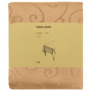 vidaXL Tischdecke 5 stk. Rechteckig Beige 140 x 180 cm