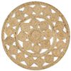 vidaXL Teppich Handgefertigt Geflochten Jute 150 cm