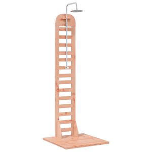 vidaXL Gartendusche 223 cm Massives Douglasholz und Edelstahl Natur