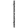 vidaXL Wand-Kopfteil Grau 206x3x63 cm Massivholz Kiefer