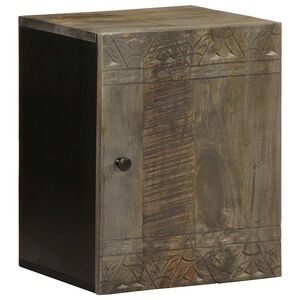 vidaXL Bad-Wandschrank 38x33x48 cm Massivholz Mango