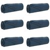 vidaXL Wohndecken 6 pcs Marineblau 210 x 140 cm Fleece