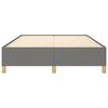 vidaXL Bettgestell ohne Matratze Dunkelgrau 140x200 cm Stoff