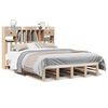 vidaXL Massivholzbett mit Regal ohne Matratze 140x200 cm Kiefernholz
