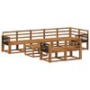 vidaXL Outdoor-Sofagarnitur 9 pcs Natur Massivholz Akazie