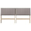vidaXL Gepolstertes Kopfteil Taupe 180 cm Massives Kiefernholz