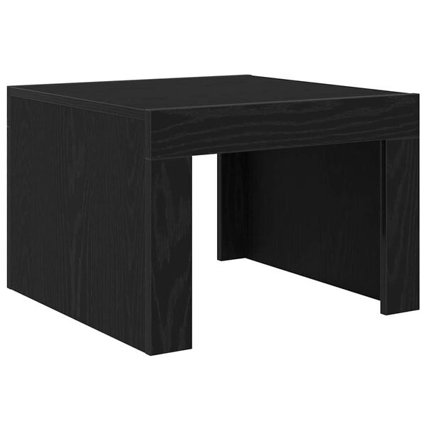 vidaXL Couchtisch Schwarz Eichen-Optik 50 x 50 x 35 cm Holzwerkstoff