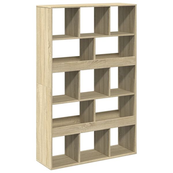 vidaXL B&uuml;cherregal Sonoma-Eiche 100x33x156,5 cm Holzwerkstoff
