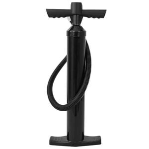 vidaXL SUP Handpumpe mit Druckanzeige Schwarz 24 x 7,5 x 58 cm PP