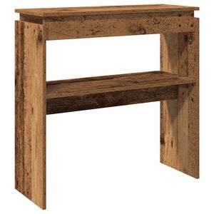 vidaXL Konsolentisch Altholz-Optik 80x30x80 cm Holzwerkstoff