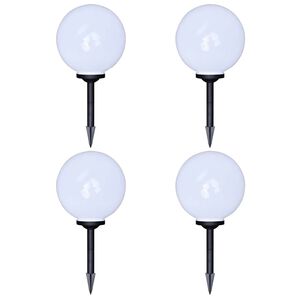 vidaXL Wegeleuchten 4 Stk. LED 30 cm mit Erdspie&szlig;
