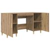 vidaXL Schreibtisch Artisan-Eiche 140 x 50 x 75 cm Holzwerkstoff