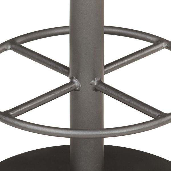 vidaXL Barhocker Braun Echtleder