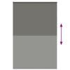 vidaXL Verdunkelungsrollo Grau 155x230cm Stoffbreite 151,6cm Polyester