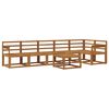 vidaXL Outdoor-Sofagarnitur 7 stk. Natur Massivholz Akazie