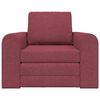 vidaXL Schlafsofa Weinrot 98 x 71 x 83 cm Stoff