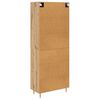 vidaXL Highboard Artisan-Eiche 69,5 x 34 x 180 cm Holzwerkstoff