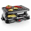 Tristar 4-Personen-Raclette-Grill 500 W 22 x 17,5 cm Schwarz