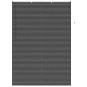 vidaXL Venetianer Jalousie Verstellbar Silber Grau 213 x 130 cm PVC