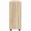 vidaXL Holzschrank Sonoma-Eiche 88,5 x 30,5 x 73 cm Holzwerkstoff