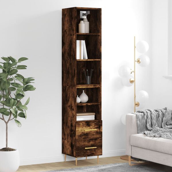 vidaXL Highboard R&auml;uchereiche 34,5x34x180 cm Holzwerkstoff