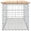 vidaXL Gartenbank aus Gabionen 103x44x42 cm Massivholz Kiefer
