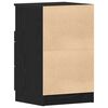 vidaXL Nachttisch 2 pcs Schwarz Eichen-Optik 40 x 35 x 65 cm