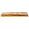 vidaXL Tischplatte 100x50x2,5 cm Rechteckig Raues Massivholz Mango