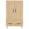 vidaXL Highboard Sonoma-Eiche 69,5x31x115 cm Holzwerkstoff