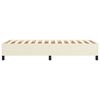 vidaXL Boxspringbettgestell Creme 100x200 cm Kunstleder