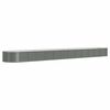 vidaXL Hochbeet Verzinkter Stahl 512x80x36 cm Grau