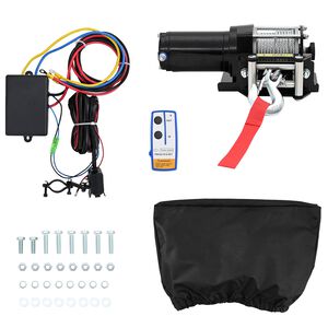vidaXL Elektrische Winde PVC Schwarz