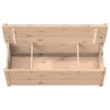 vidaXL Sitzbank 110x41x76,5 cm Massivholz Kiefer