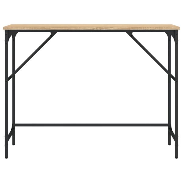 vidaXL Konsolentisch Sonoma-Eiche 100x32x75 cm Holzwerkstoff