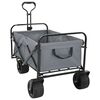 vidaXL Faltbarer Einkaufswagen 89 x 63 x 96 cm Grau 200 kg